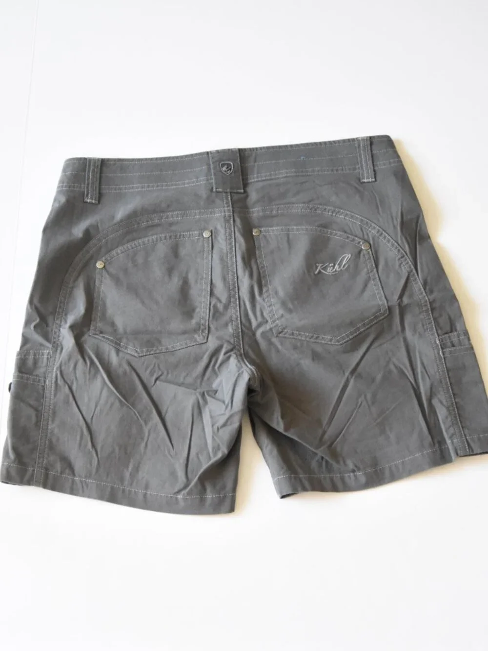KÜHL Women’s Size 6 Gray Hiking Shorts 6" Inseam Outdoor Performance Stretch - Picture 4 of 13